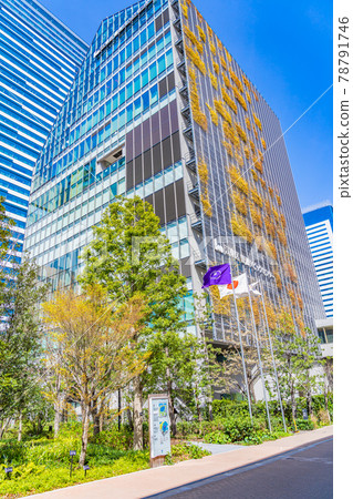 東京城市景觀 豐洲市民中心周邊風景 78791746