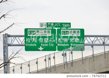Kinki Expressway road sign 78792512