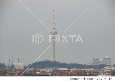 Olympia Tower in Munich Olympia Park, Bavaria, Germany Olympia Tower in Munich Olympia Park, Bavaria, Germany 78793016