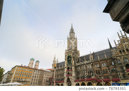 New Town Hall in Marienplatz, Munich, Bavaria, Germany New Town Hall in Marienplatz, Munich, Bavaria, Germany 78793301