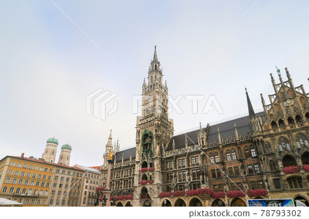 New Town Hall in Marienplatz, Munich, Bavaria, Germany New Town Hall in Marienplatz, Munich, Bavaria, Germany 78793302