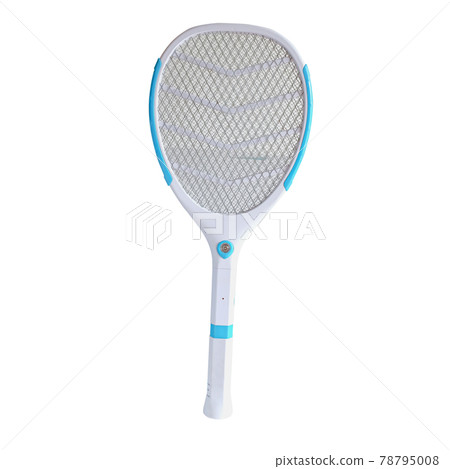 Mosquito fly swatter or electric mosquito trap isolated on white background. 78795008