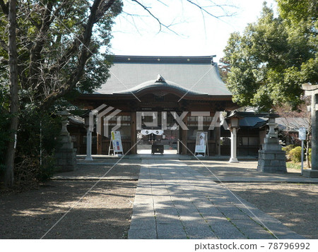 Suga Shrine, located in Miyamoto-cho, Oyama City, Tochigi Prefecture, worshiped by Ieyasu Tokugawa and dedicated the Mikoshi. Suga Shrine, located in Miyamoto-cho, Oyama City, Tochigi Prefecture, worshiped by Ieyasu Tokugawa and dedicated the Mikoshi. 78796992