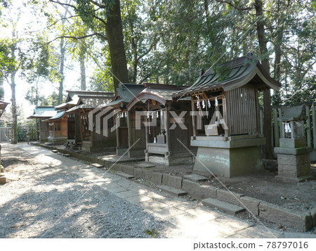 位於櫪木縣小山市宮本町的須賀神社,德川家康供奉並供奉神轎。 位於櫪木縣小山市宮本町的須賀神社,德川家康供奉並供奉神轎。 78797016