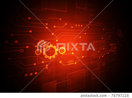 Circuit technology background with hi-tech digital data 78797228