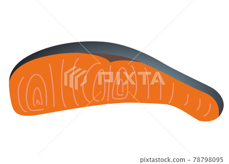 Illustration of raw salmon 78798095