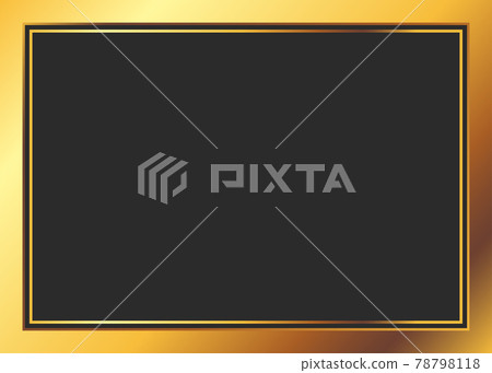 Frame gold gold background material Frame gold gold background material 78798118