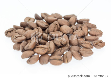 烘焙咖啡豆的放大照片 烘焙咖啡豆的放大照片 78798507