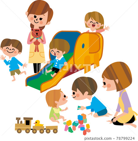 保育老師和幼兒園園長 78799224