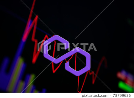 Polygon MATIC Cryptocurrency. coin growth chart on the exchange, chart Polygon MATIC Cryptocurrency. coin growth chart on the exchange, chart 78799626