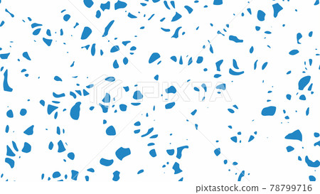 Chaotic blue spots on a white background, grunge background Chaotic blue spots on a white background, grunge background 78799716