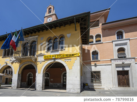 City hall building in Muggia Italy City hall building in Muggia Italy 78799816