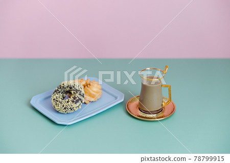 donuts and coffee donuts and coffee 78799915