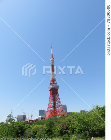 從芝公園看到的東京塔 78800080