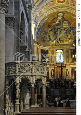 Italy, Pisa, Leaning Tower of Pisa, Duomo, Pulpit 78801025
