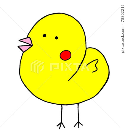 A chick with a blurry face A chick with a blurry face 78802215