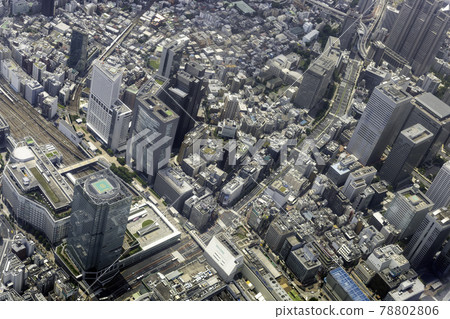 Aerial view of Hatsudai from the south exit of Shinjuku station 78802806
