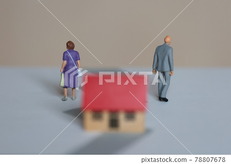 Mature divorce graduated couple image Mature divorce graduated couple image 78807678