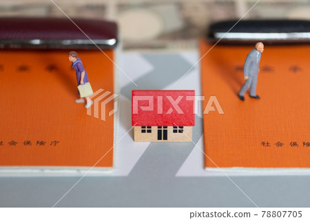 Mature divorce graduated couple's money image 78807705