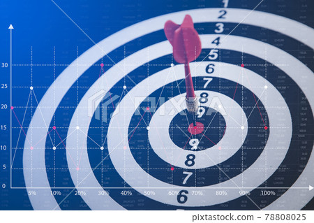 New Target and goal as concept, Close up shot of the dart arrow hit on bullseye, red dart arrow hitting in the target center of dartboard Target hit in the center, challenge in business marketing. New Target and goal as concept, Close up shot of the dart arrow hit on bullseye, red dart arrow hitting in the target center of dartboard Target hit in the center, challenge in business marketing. 78808025