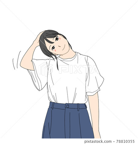 伸脖子的女人(右) 伸脖子的女人(右) 78810355