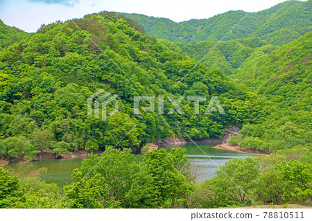押澤橋的風景 碇湖周邊的風景 日光市 押澤橋的風景 碇湖周邊的風景 日光市 78810511