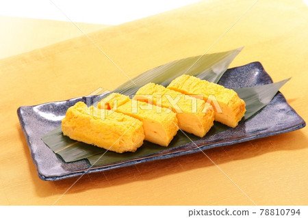 Dashimaki tamago egg dish carved 78810794