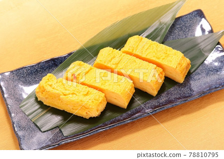 Dashimaki tamago egg dish carved 78810795
