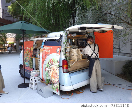 廚房車老爺車食品車午餐外賣 78811148