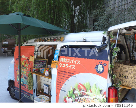 廚房車老爺車食品車午餐外賣 78811149