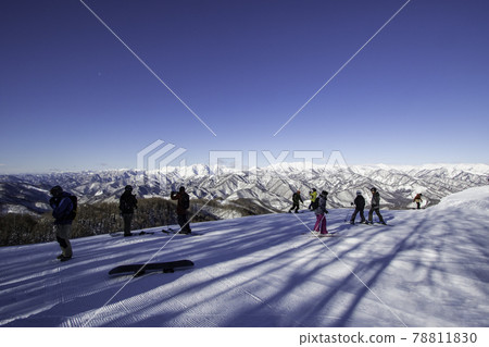 Hodaigi Ski Resort in the early morning 78811830