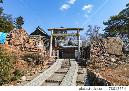 Tochigi Prefecture / Karasawayama Castle ・ Honmaru ・ Ishigaki Continued Top 100 Japanese Castles 78812854