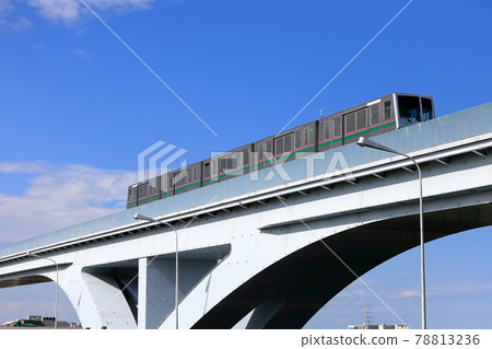 Nippori-Toneri Liner and Ogi Ohashi (Arakawa Bridge) Nippori-Toneri Liner and Ogi Ohashi (Arakawa Bridge) 78813236