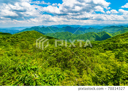 View of the former Usui Pass Observation Platform in Nagano and Gunma prefectures 78814327