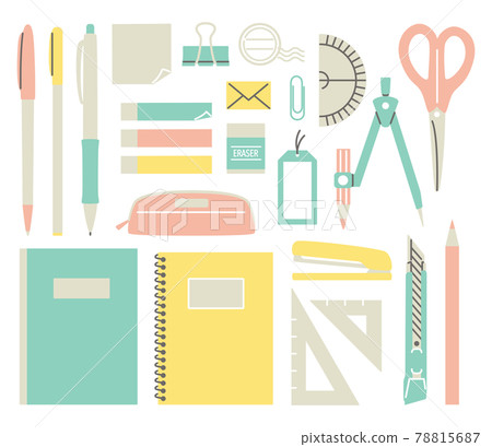 文具 書寫工具 矢量 78815687