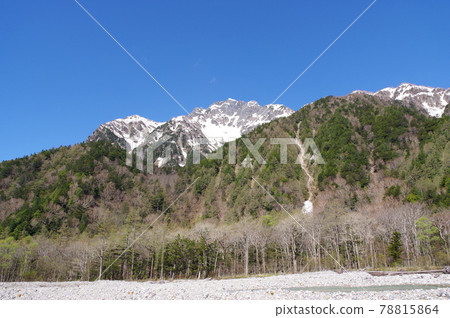 Northern Alps seen from Kamikochi (Mt. Hotaka, Hotaka mountain range) Location: Tokusawa to Yokoo (Kamikochi, Nagano Prefecture) Northern Alps seen from Kamikochi (Mt. Hotaka, Hotaka mountain range) Location: Tokusawa to Yokoo (Kamikochi, Nagano Prefecture) 78815864