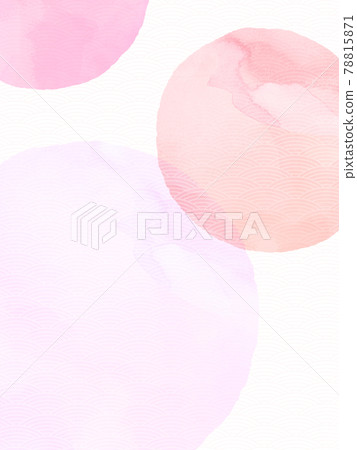 Cute pink Japanese style material Cute pink Japanese style material 78815871