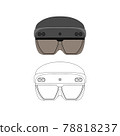 ■ AR glass (line drawing / coloring) 78818237
