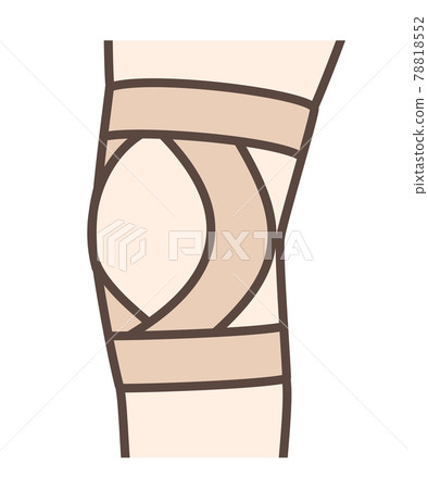 Knee supporter taping Knee supporter taping 78818552