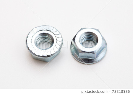 Flange nut with serrate Studio shot Flange nut with serrate Studio shot 78818586