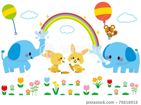 大象和兔子 大象和兔子 78818918