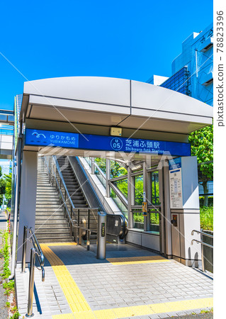 Cityscape of Tokyo Yurikamome Scenery around Shibaura-futo Station 78823396