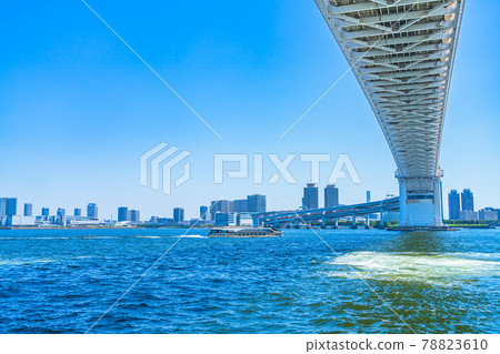 東京城市景觀芝浦南碼頭公園周圍的風景 78823610