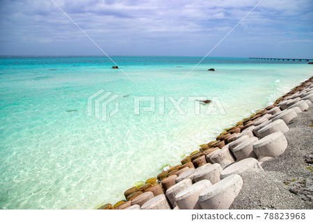 Cloudy sky Shimojishima 17 END beach Cloudy sky Shimojishima 17 END beach 78823968