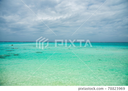 Cloudy sky Shimojishima 17 END beach Cloudy sky Shimojishima 17 END beach 78823969