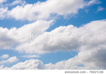 beautiful sky with white clouds on clear blue sky beautiful sky with white clouds on clear blue sky 78825186