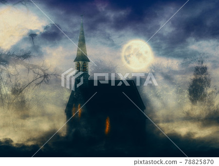 3d catholic church in forest 3d catholic church in forest 78825870