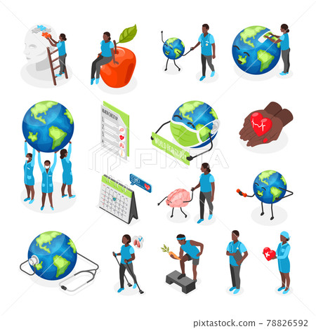 World Health Day Set 78826592