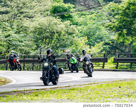 Okutama Bike Touring Winding Road 78827034