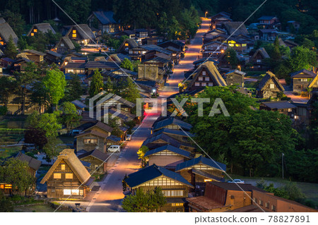 《岐阜縣》 白川鄉的日落/初夏 《岐阜縣》 白川鄉的日落/初夏 78827891